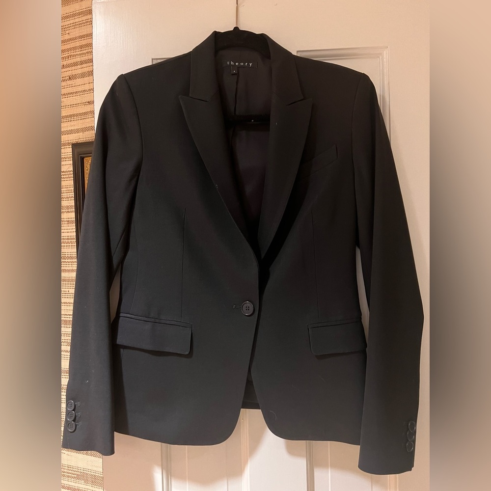 Theory Black Blazer